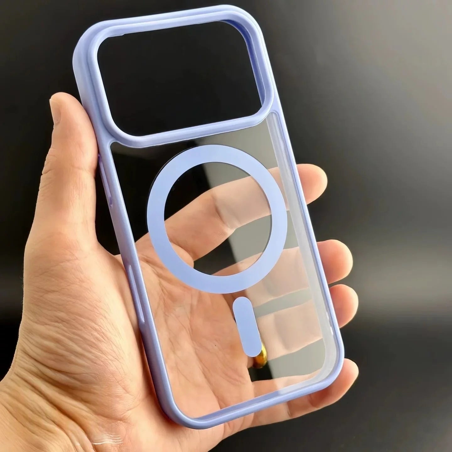 For Magsafe Case For iPhone 17 Air 17Promax 17Pro Original Transparent Acrylic Cover