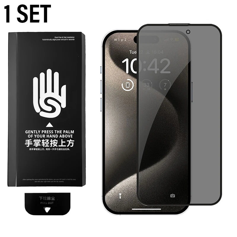 For IPhone 17 ProMax/17 Pro/17 Air Easy To Install Tempered Glass Screen Protectors For iPhone17 Privacy/HD Clear Glass Films