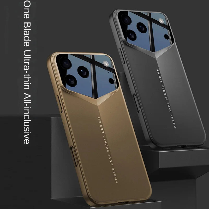 Blade Ultra-Thin Camera Height Enhancement Lens Phone Case for iPhone 17 Pro Max iPhone17 Pro Camera Protect Cover