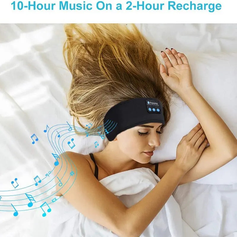 Bluetooth Sleep Eye Mask with Built-In Headphones – Wireless Music & Deep Sleep Mask