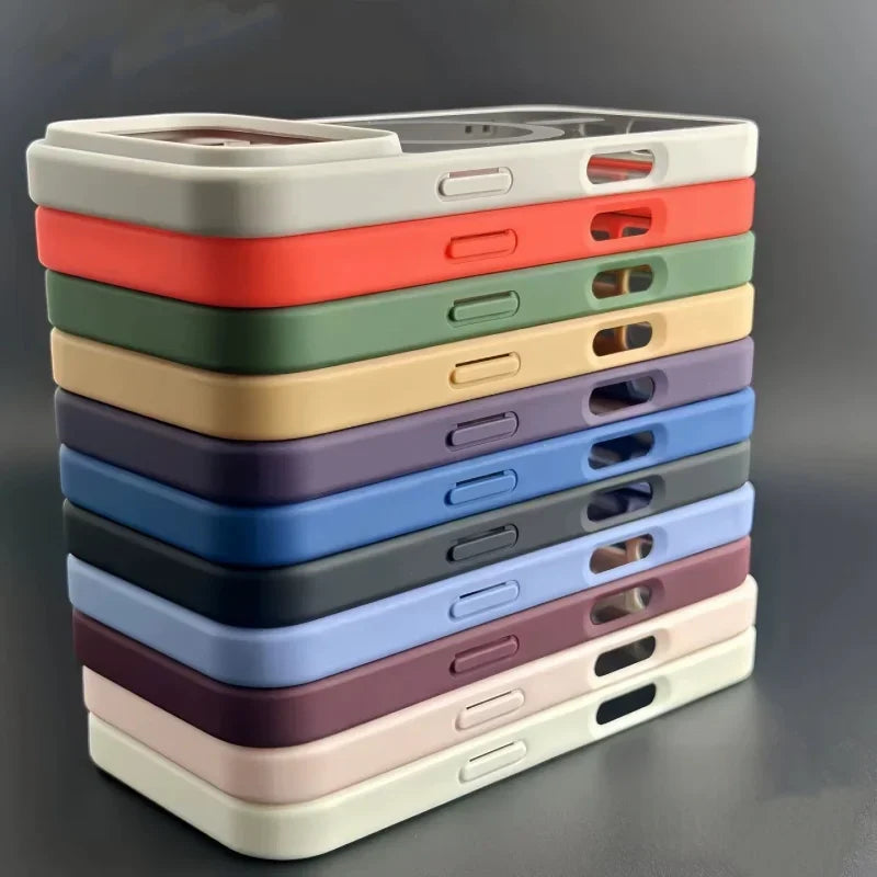 For Magsafe Case For iPhone 17 Air 17Promax 17Pro Original Transparent Acrylic Cover
