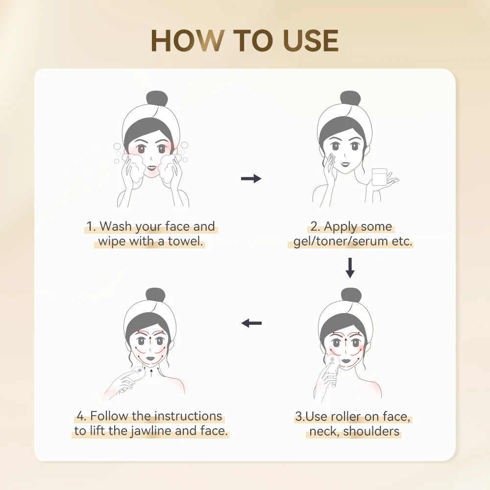 ANLAN LED Eye & Face Massager – Lifting & Light Therapy Device