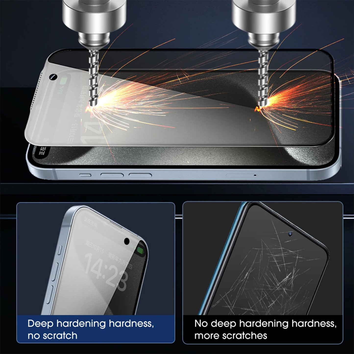 For IPhone 17 ProMax/17 Pro/17 Air Easy To Install Tempered Glass Screen Protectors For iPhone17 Privacy/HD Clear Glass Films
