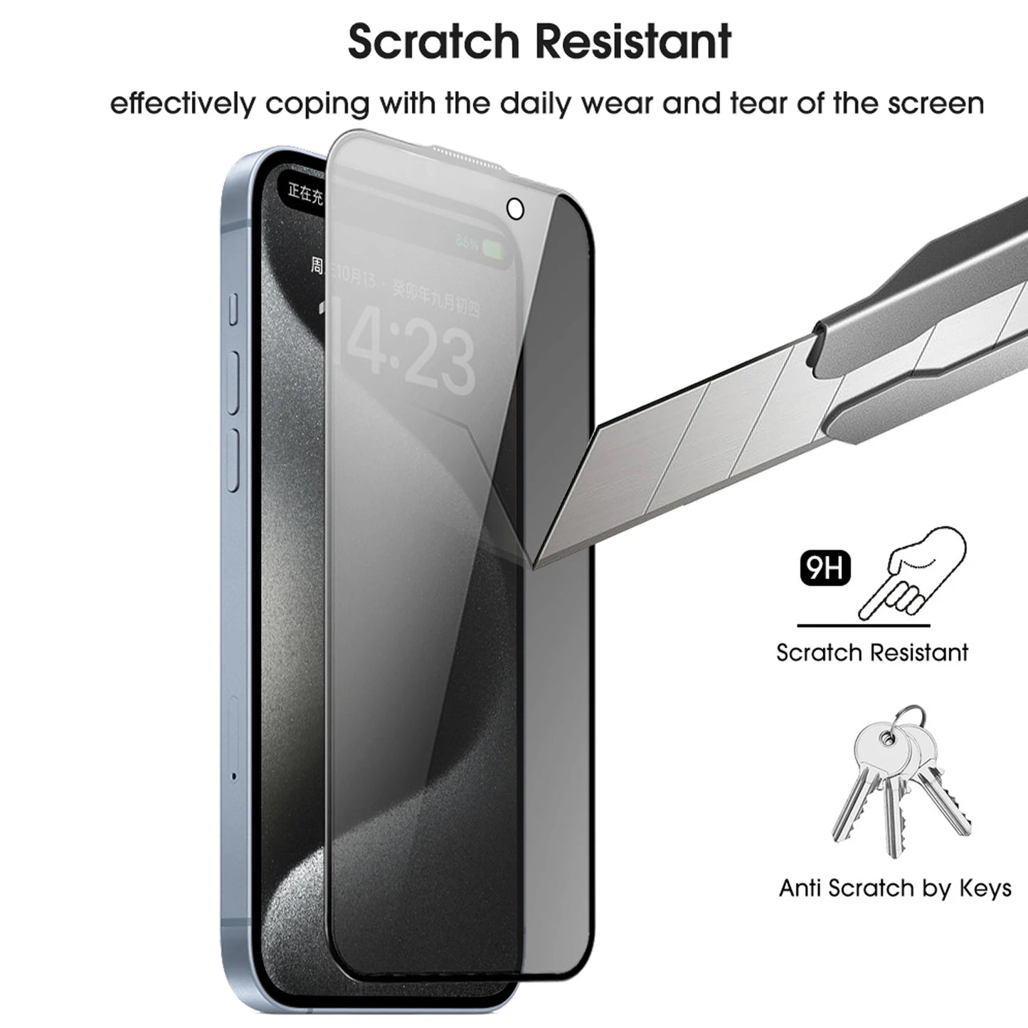 For IPhone 17 ProMax/17 Pro/17 Air Easy To Install Tempered Glass Screen Protectors For iPhone17 Privacy/HD Clear Glass Films