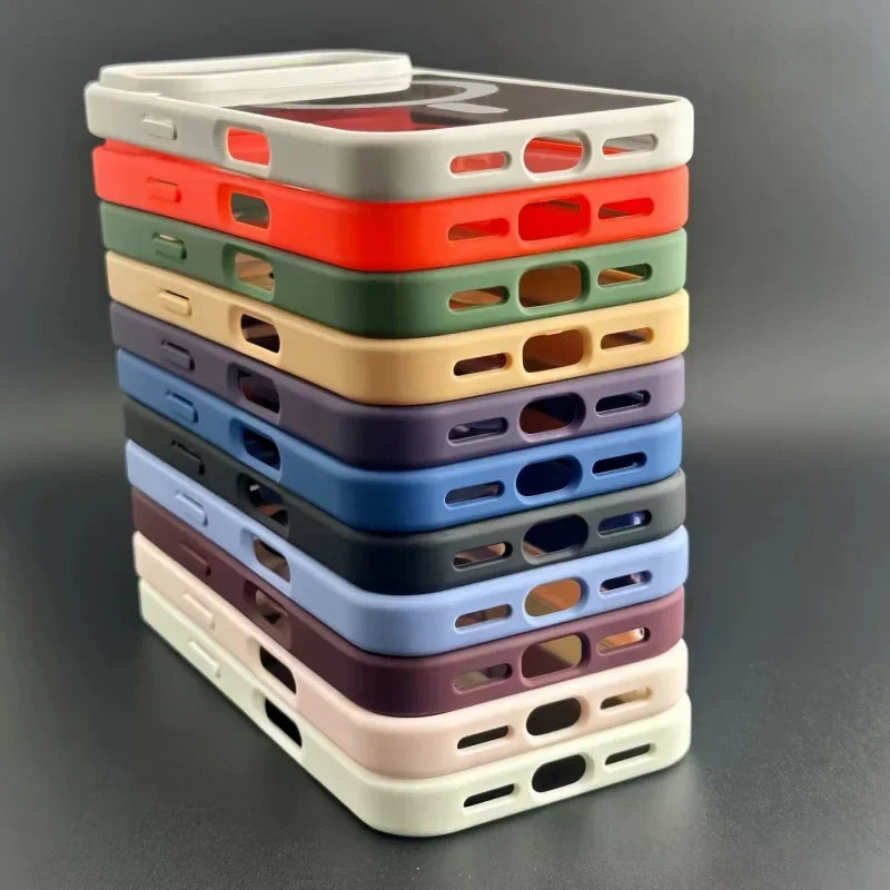 For Magsafe Case For iPhone 17 Air 17Promax 17Pro Original Transparent Acrylic Cover