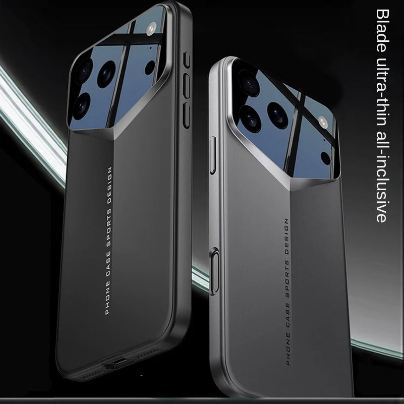 Blade Ultra-Thin Camera Height Enhancement Lens Phone Case for iPhone 17 Pro Max iPhone17 Pro Camera Protect Cover