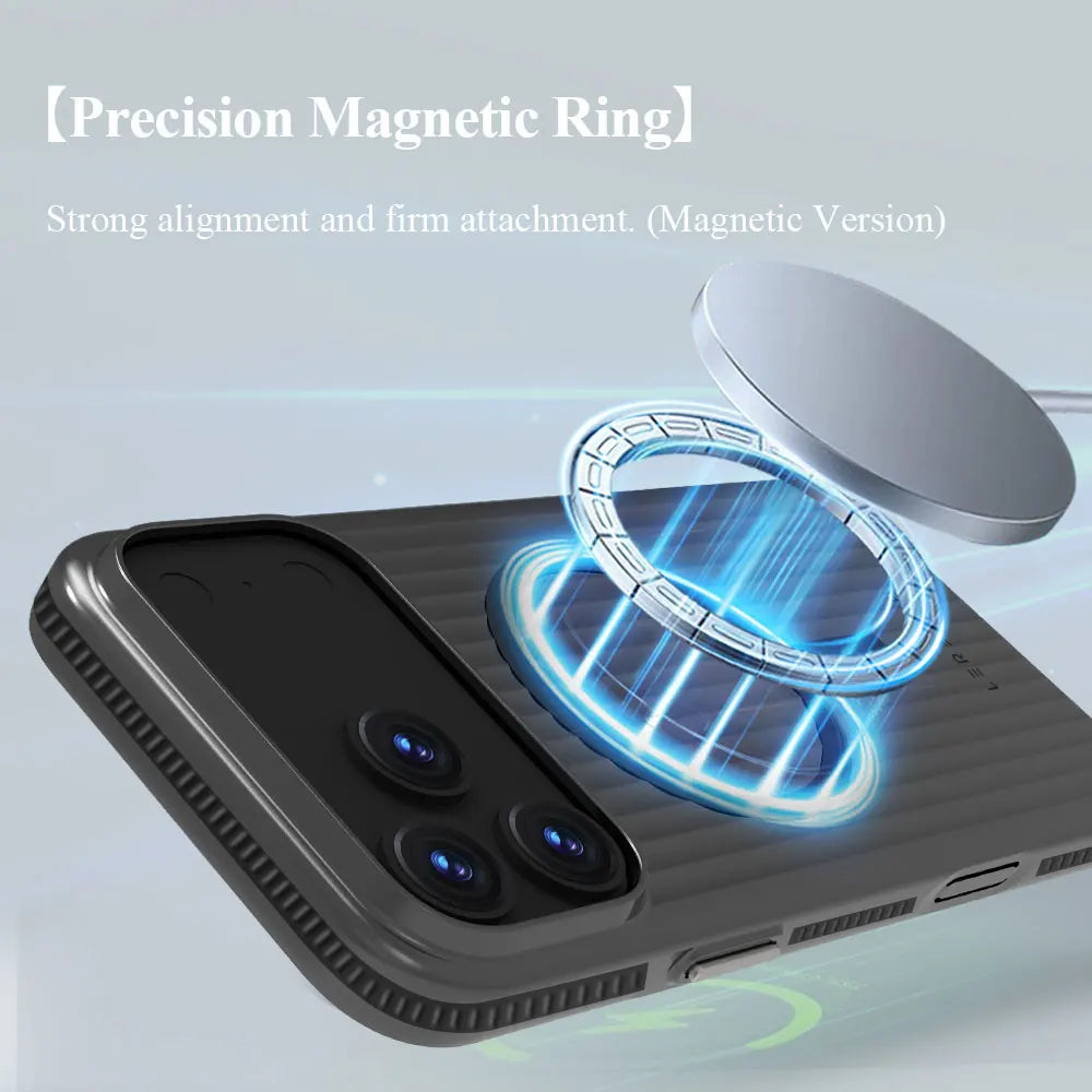 Lereach Magnetic Matte Phone Case for iPhone 17 Pro Max / 17 Air / 17 - PC+Magnet Material, Anti-slip Drop Protection