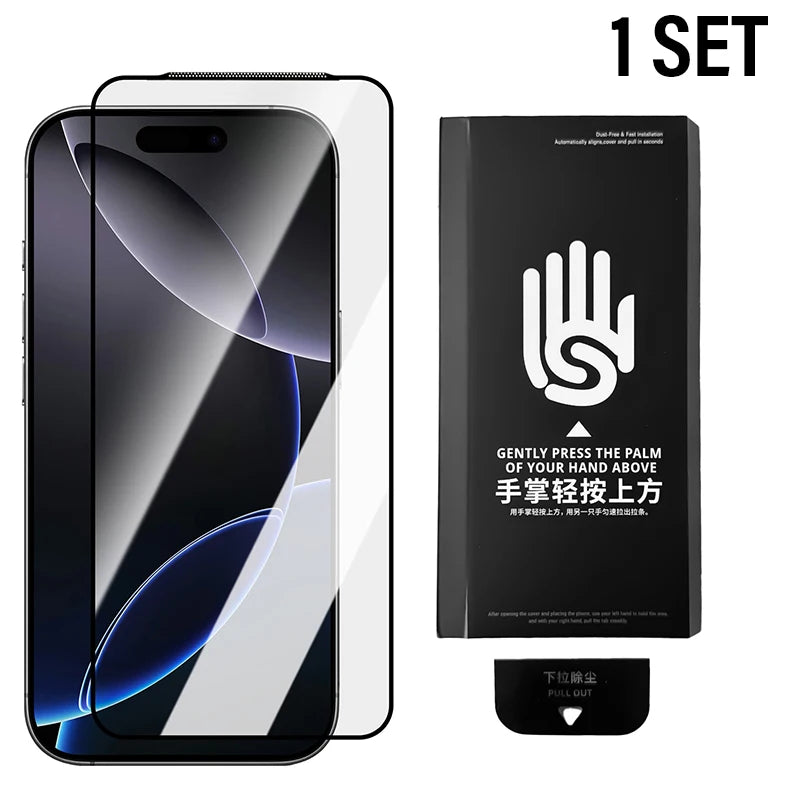 HD/Anti Spy Screen Protectors For iPhone 17 17Air 17Pro MAX Dust Free Installation Privacy Tempered Glass Anti Scratch Films