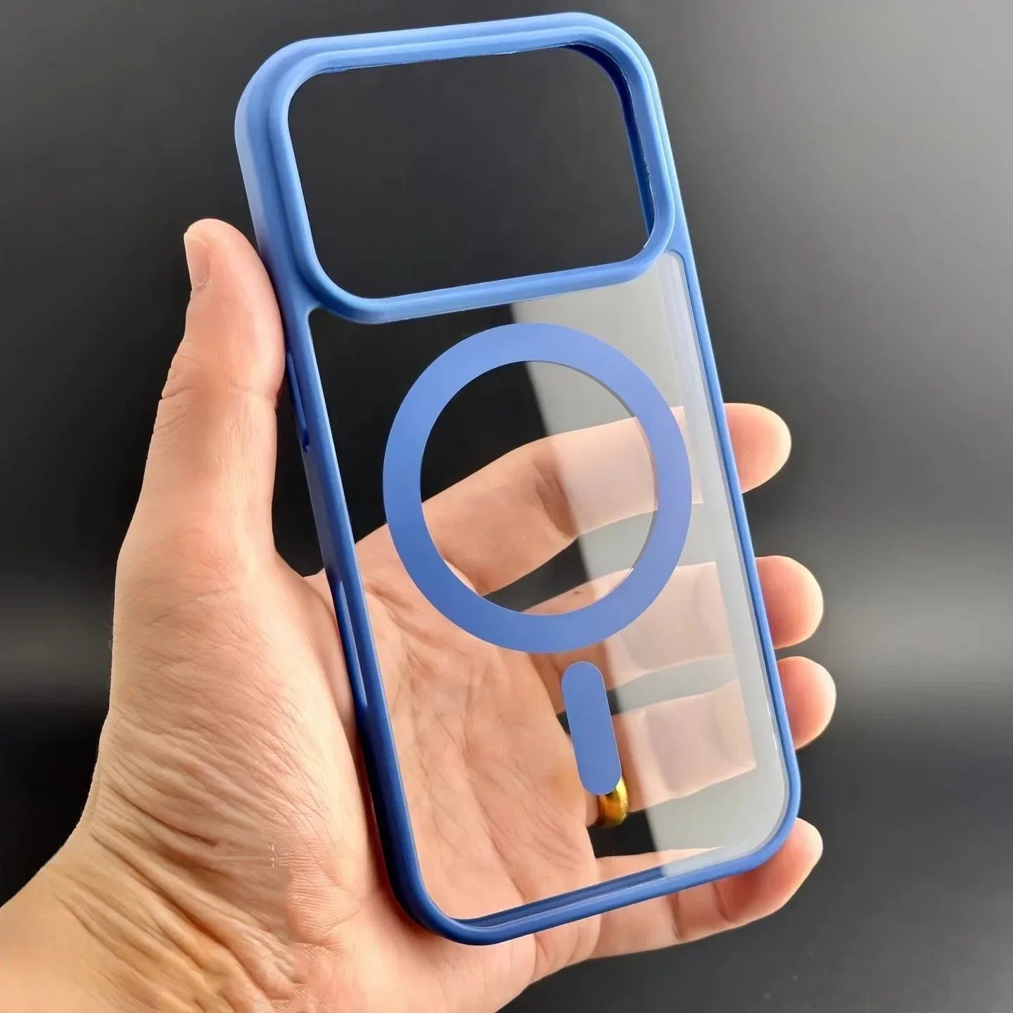 For Magsafe Case For iPhone 17 Air 17Promax 17Pro Original Transparent Acrylic Cover