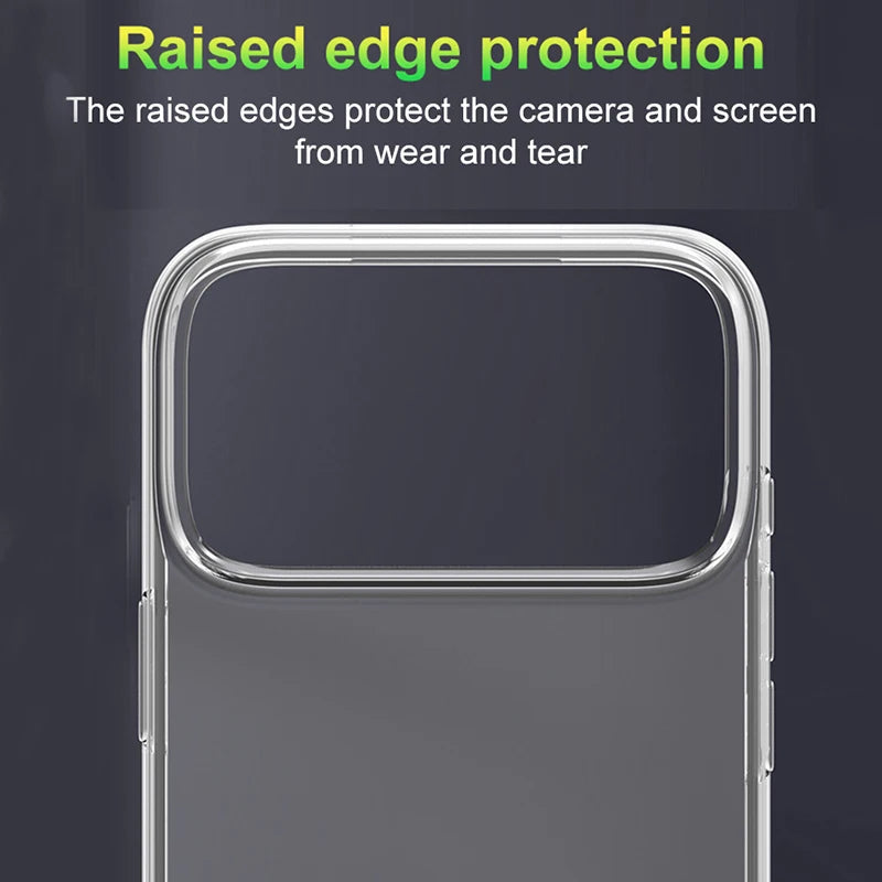Luxury Silicone Soft Case For iPhone 17 Air Pro Max Ultra Thin Transparent Clear Back Cover For iPhone17 17ProMax Slim Shell