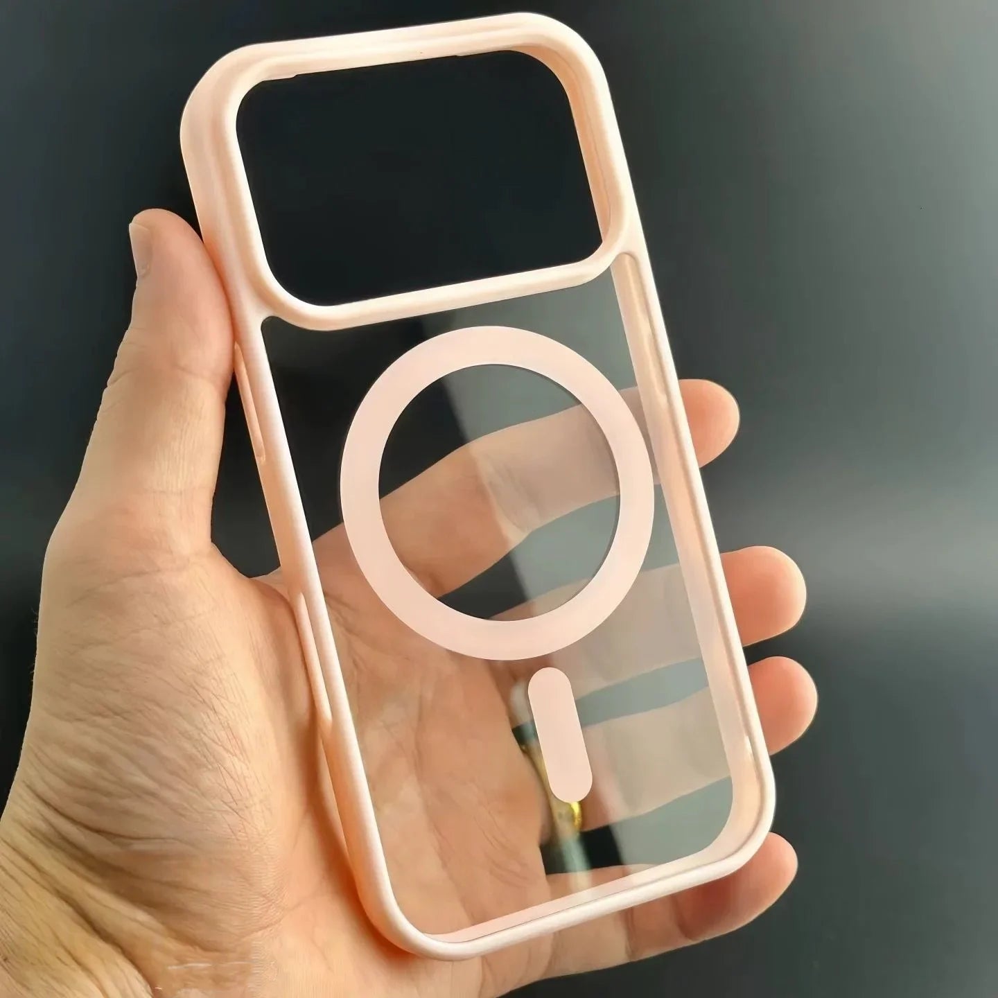 For Magsafe Case For iPhone 17 Air 17Promax 17Pro Original Transparent Acrylic Cover