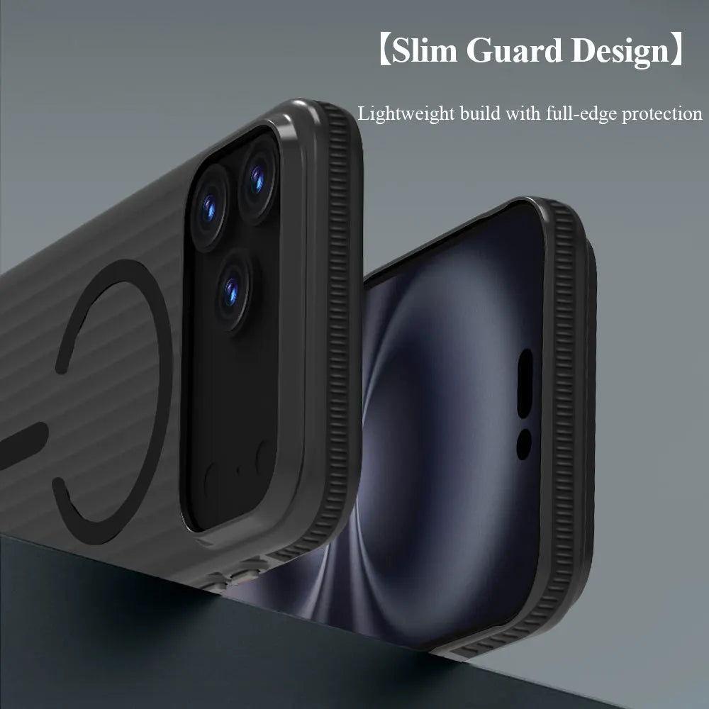 Lereach Magnetic Matte Phone Case for iPhone 17 Pro Max / 17 Air / 17 - PC+Magnet Material, Anti-slip Drop Protection