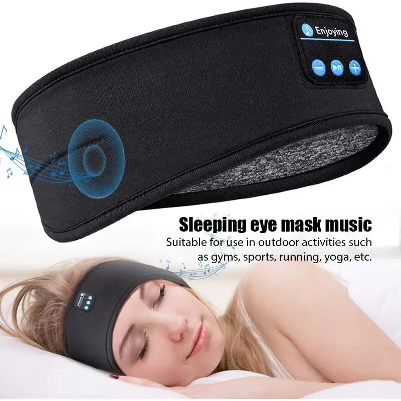 Bluetooth Sleep Eye Mask with Built-In Headphones – Wireless Music & Deep Sleep Mask
