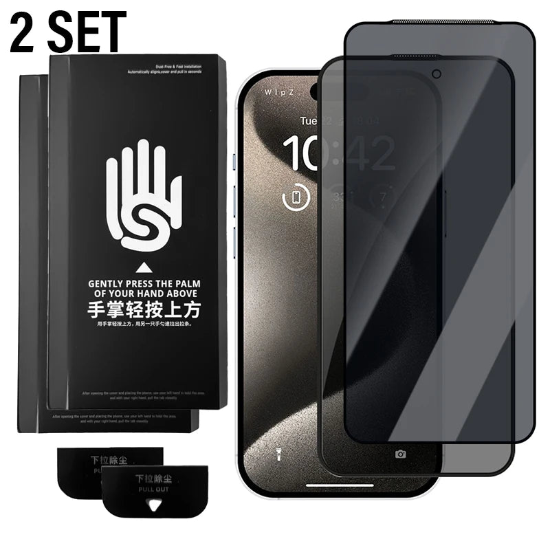 For IPhone 17 ProMax/17 Pro/17 Air Easy To Install Tempered Glass Screen Protectors For iPhone17 Privacy/HD Clear Glass Films