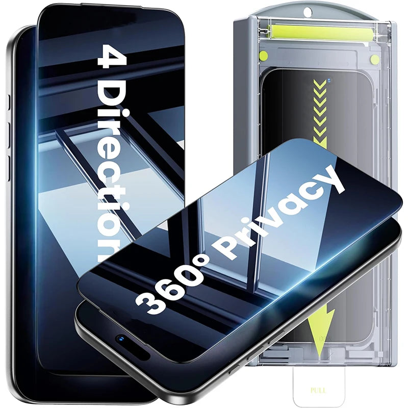 For IPhone 17 ProMax/17 Pro/17 Air Easy To Install Tempered Glass Screen Protectors For iPhone17 Privacy/HD Clear Glass Films