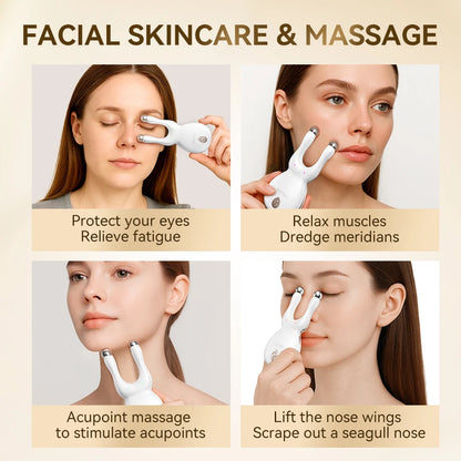 ANLAN LED Eye & Face Massager – Lifting & Light Therapy Device