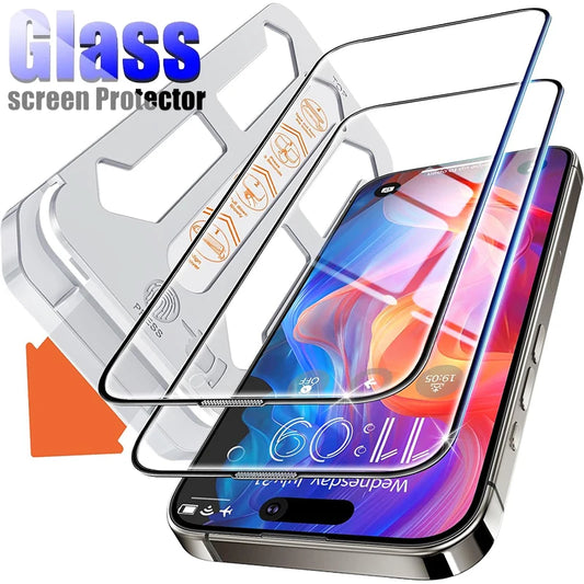 For IPhone 17 ProMax/17 Pro/17 Air Easy To Install Tempered Glass Screen Protectors For iPhone17 Privacy/HD Clear Glass Films