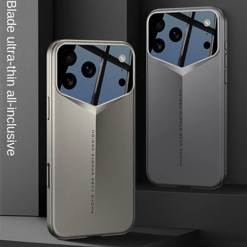 Blade Ultra-Thin Camera Height Enhancement Lens Phone Case for iPhone 17 Pro Max iPhone17 Pro Camera Protect Cover
