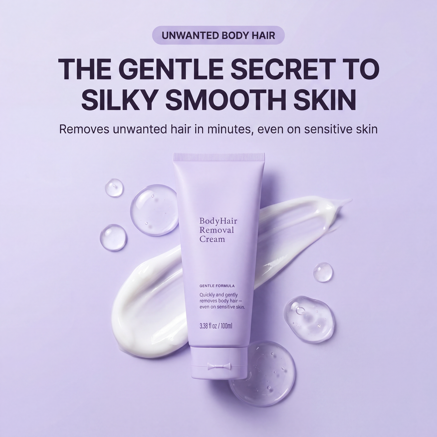 ELSUENO SilkSkin Hair Removal Cream - Smooth & Nourishing